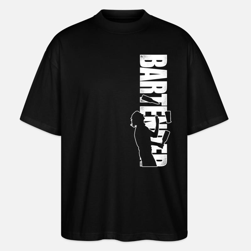 Bartender Mixologist Bartender - Stanley/Stella Oversized Unisex Bio T-Shirt Blaster 2.0 - Schwarz