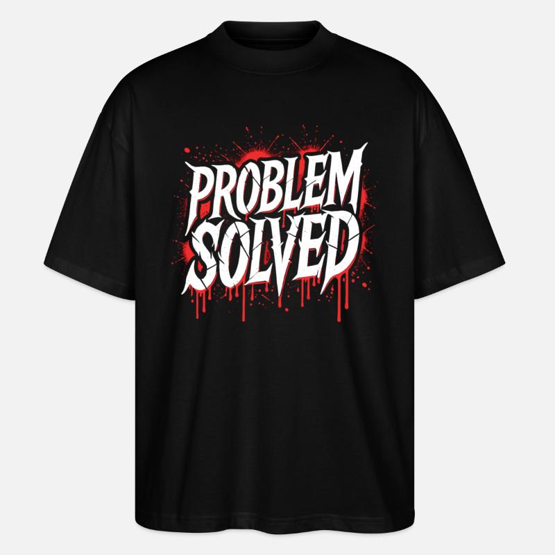 Problème Gelöst - Problème résolu - T-shirt bio Blaster 2.0 coupe oversize Stanley/Stella Unisexe - noir