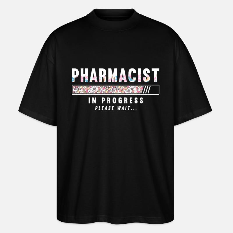 Pharmacy Tech Technician - Stanley/Stella Oversized Unisex Organic T-shirt Blaster 2.0 - black