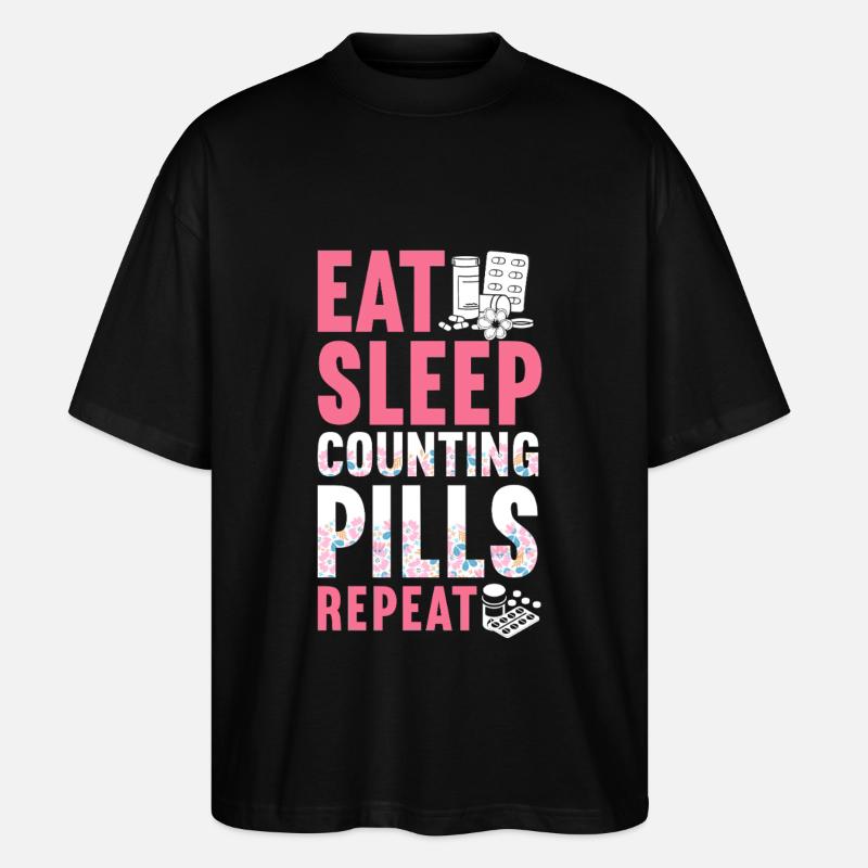 Technicien en pharmacie - T-shirt bio Blaster 2.0 coupe oversize Stanley/Stella Unisexe - noir
