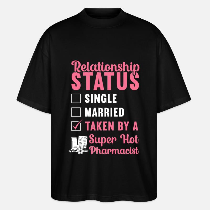 Pharmacy Tech Technician - Stanley/Stella Oversized Unisex Organic T-shirt Blaster 2.0 - black
