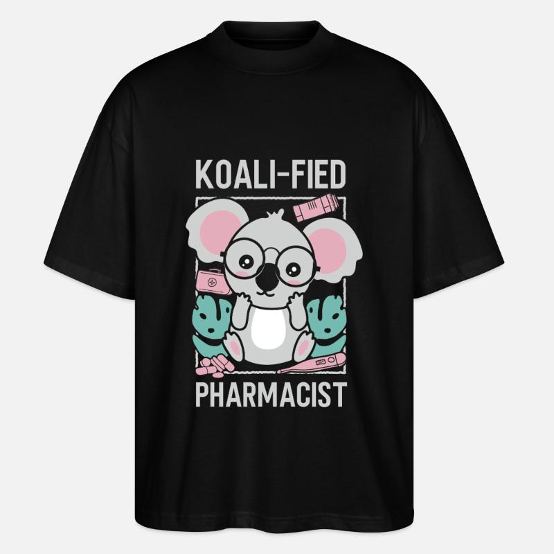 Pharmacy Tech Technician - Stanley/Stella Oversized Unisex Organic T-shirt Blaster 2.0 - black