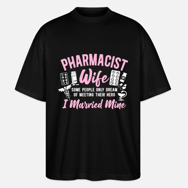 Pharmacy Tech Technician - Stanley/Stella Oversized Unisex Organic T-shirt Blaster 2.0 - black