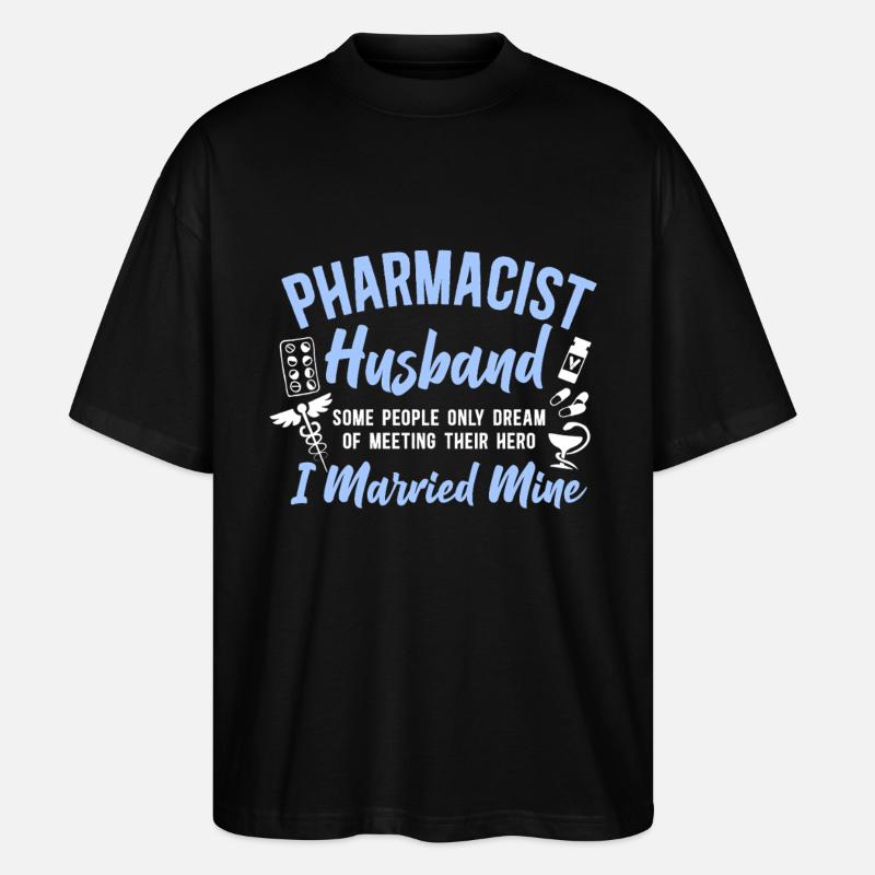 Pharmacy Tech Technician - Stanley/Stella Oversized Unisex Organic T-shirt Blaster 2.0 - black