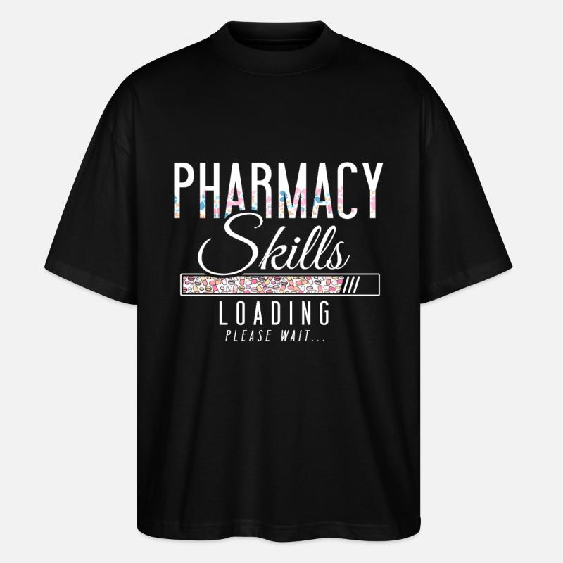 Pharmacy Tech Technician - Stanley/Stella Oversized Unisex Organic T-shirt Blaster 2.0 - black