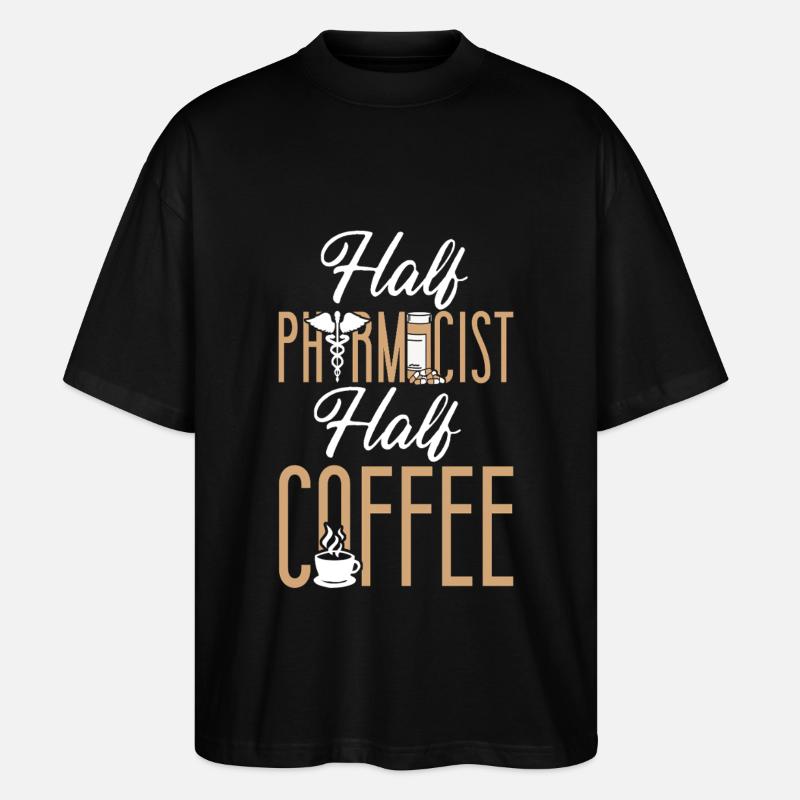 Pharmacy Tech Technician - Stanley/Stella Oversized Unisex Organic T-shirt Blaster 2.0 - black