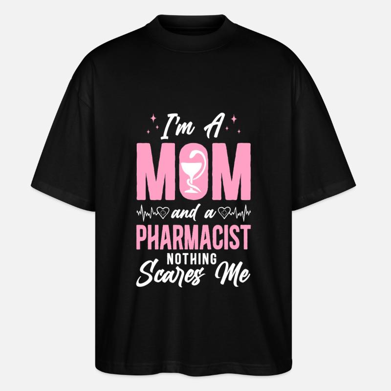 Technicien en pharmacie - T-shirt bio Blaster 2.0 coupe oversize Stanley/Stella Unisexe - noir