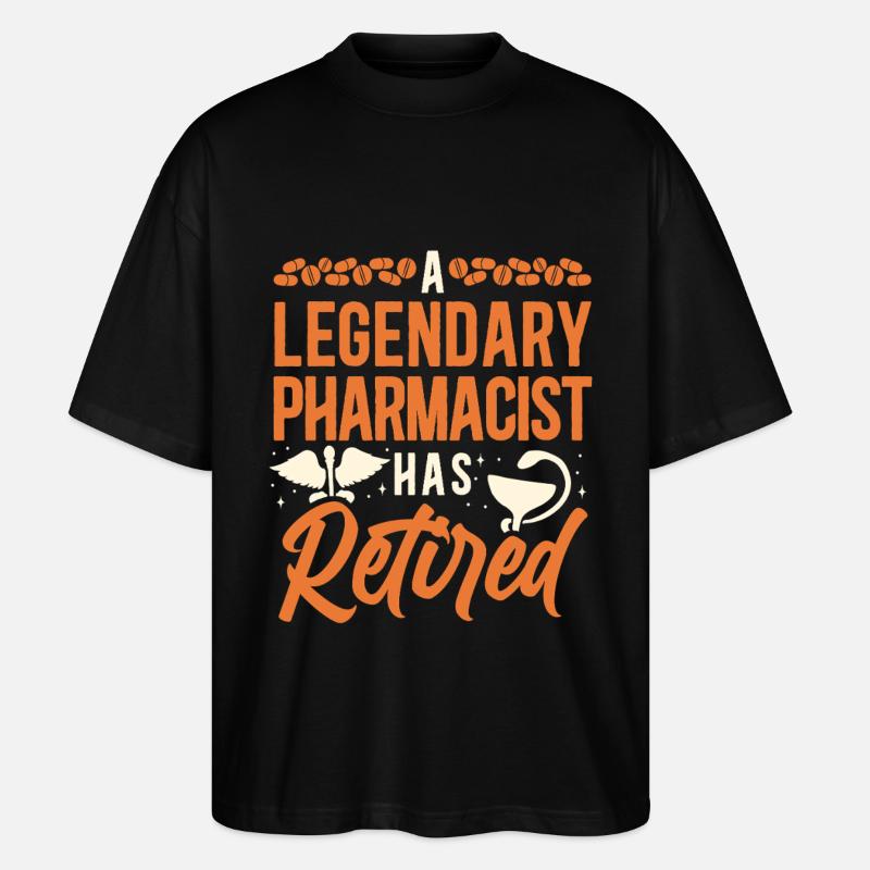 Pharmacy Tech Technician - Stanley/Stella Oversized Unisex Organic T-shirt Blaster 2.0 - black