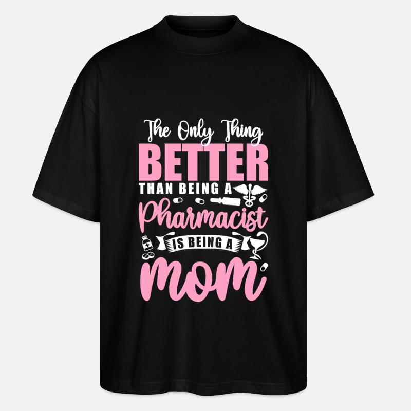 Technicien en pharmacie - T-shirt bio Blaster 2.0 coupe oversize Stanley/Stella Unisexe - noir