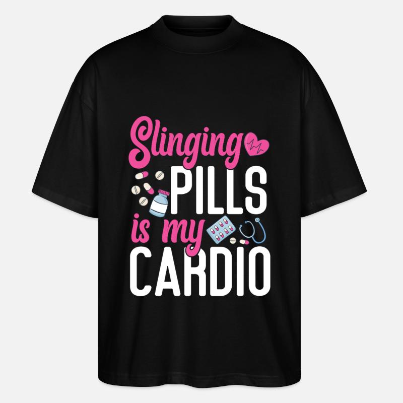 Technicien en pharmacie - T-shirt bio Blaster 2.0 coupe oversize Stanley/Stella Unisexe - noir
