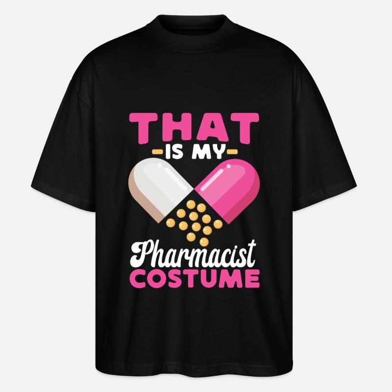 Pharmacy Tech Technician - Stanley/Stella Oversized Unisex Organic T-shirt Blaster 2.0 - black