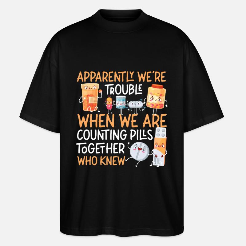 Pharmacy Tech Technician - Stanley/Stella Oversized Unisex Organic T-shirt Blaster 2.0 - black