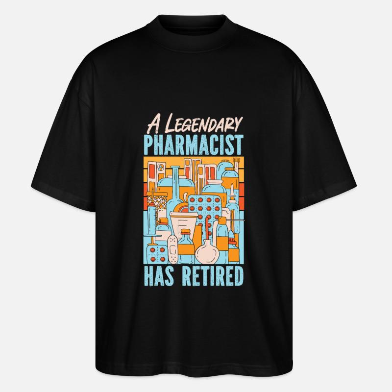 Technicien en pharmacie - T-shirt bio Blaster 2.0 coupe oversize Stanley/Stella Unisexe - noir