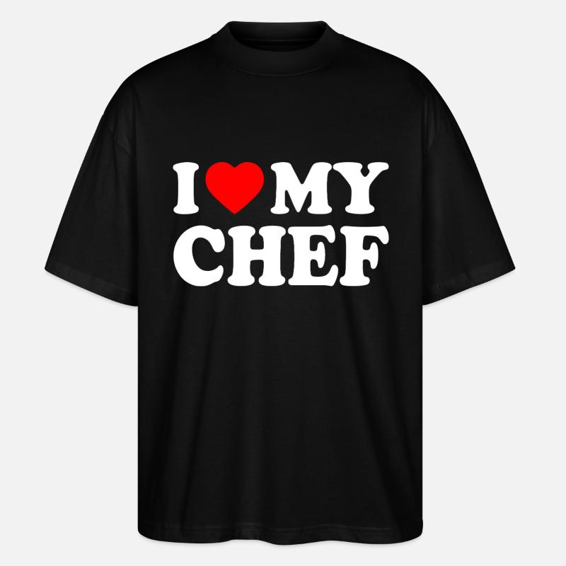 I love my chef - T-shirt bio Blaster 2.0 coupe oversize Stanley/Stella Unisexe - noir
