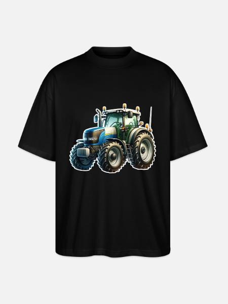Tractor - Stanley/Stella Oversized Unisex Organic T-shirt Blaster 2.0 - black