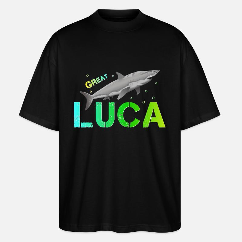 Luca Nom Luca - T-shirt bio Blaster 2.0 coupe oversize Stanley/Stella Unisexe - noir