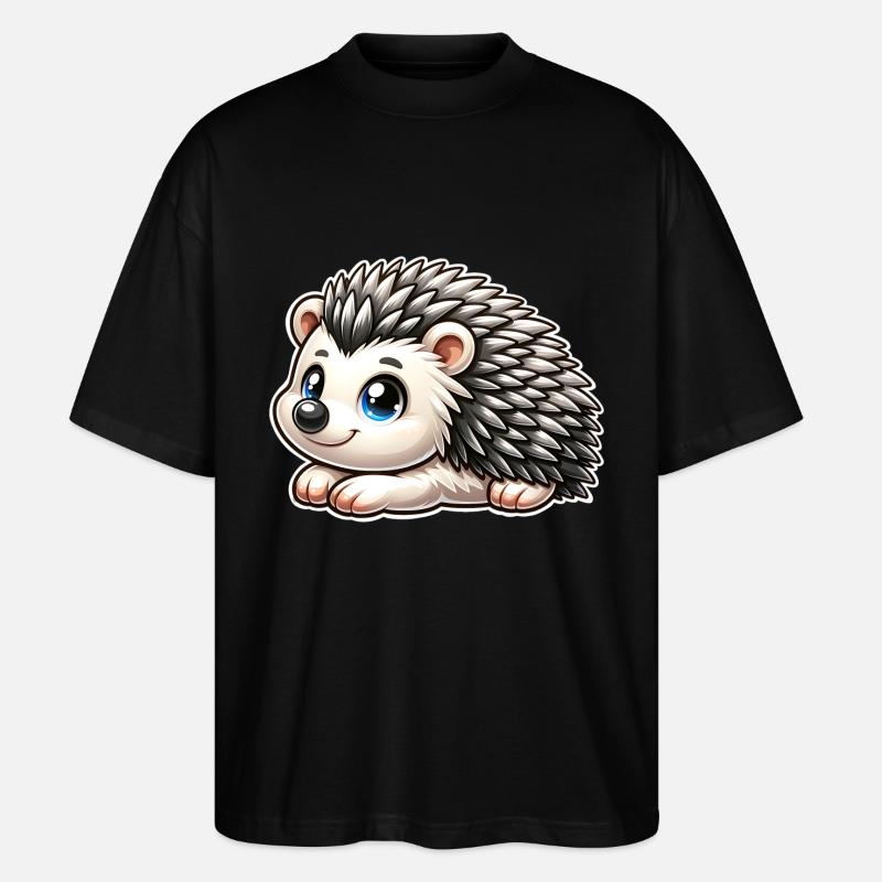 Hérisson - T-shirt bio Blaster 2.0 coupe oversize Stanley/Stella Unisexe - noir