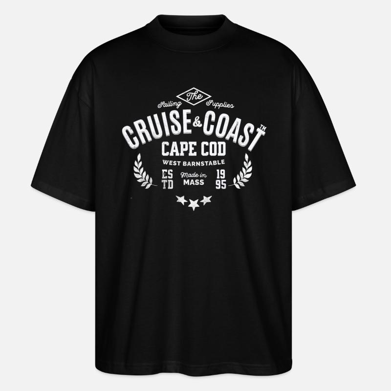 Cruise Coast Cape Cod - T-shirt bio Blaster 2.0 coupe oversize Stanley/Stella Unisexe - noir