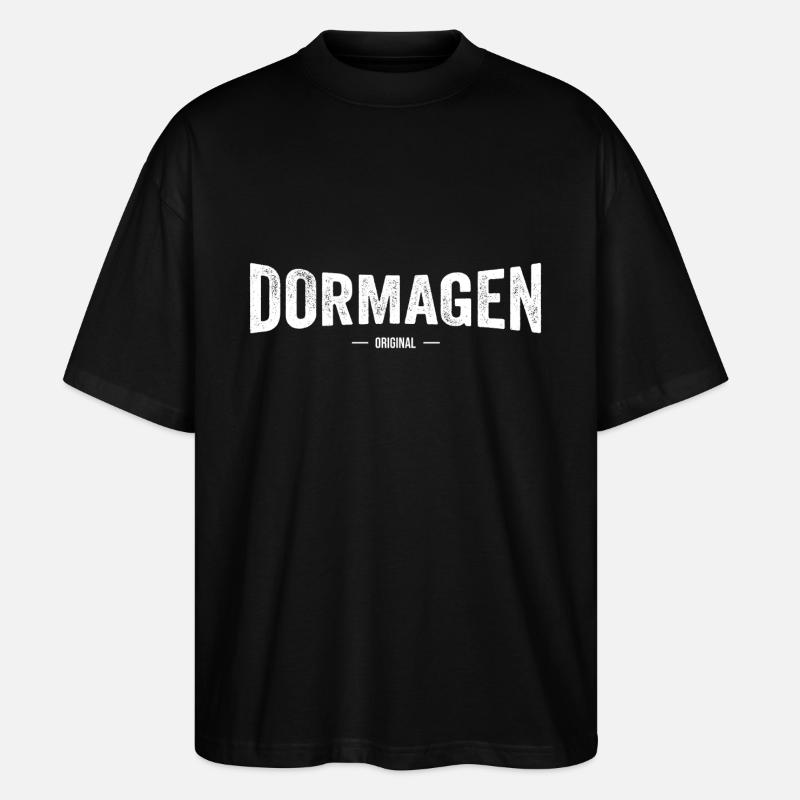 Dormagen Original - Stanley/Stella Oversized Unisex Bio T-Shirt Blaster 2.0 - Schwarz