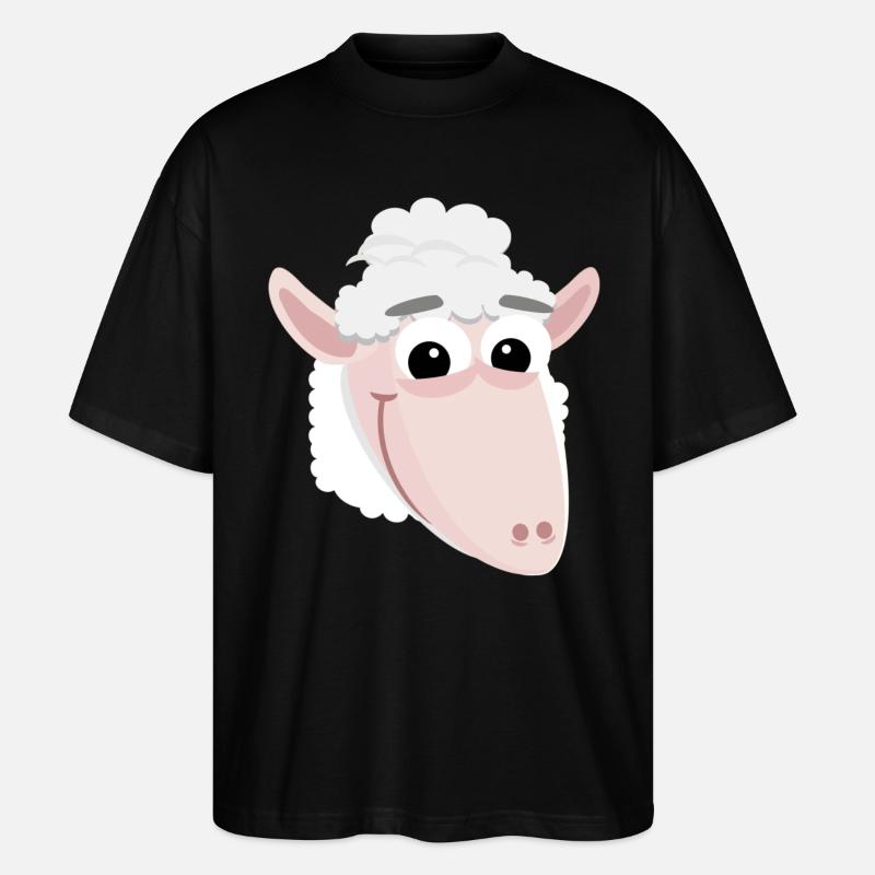 Drôle de mouton - T-shirt bio Blaster 2.0 coupe oversize Stanley/Stella Unisexe - noir