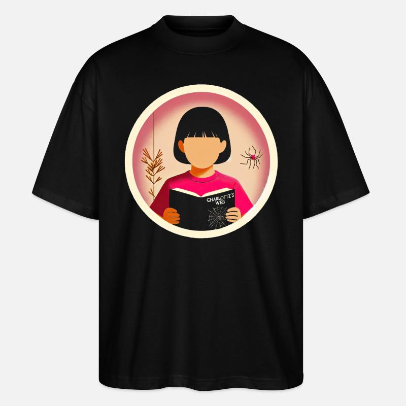 L’aventure du jeune lecteur - T-shirt bio Blaster 2.0 coupe oversize Stanley/Stella Unisexe - noir