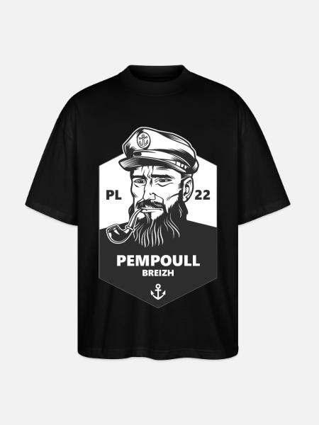 Marin PL 22 Pempoull Breizh - Stanley/Stella Oversize Unisex Øko T-shirt Blaster 2.0 - sort