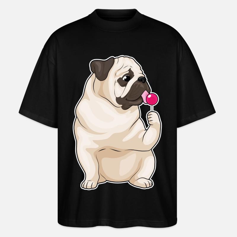 Pulin Lollipop - T-shirt bio Blaster 2.0 coupe oversize Stanley/Stella Unisexe - noir