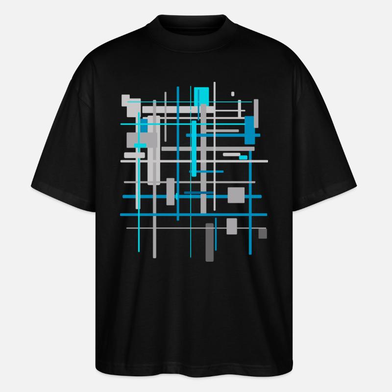 Architecture Patterns - Stanley/Stella Oversized Unisex Organic T-shirt Blaster 2.0 - black