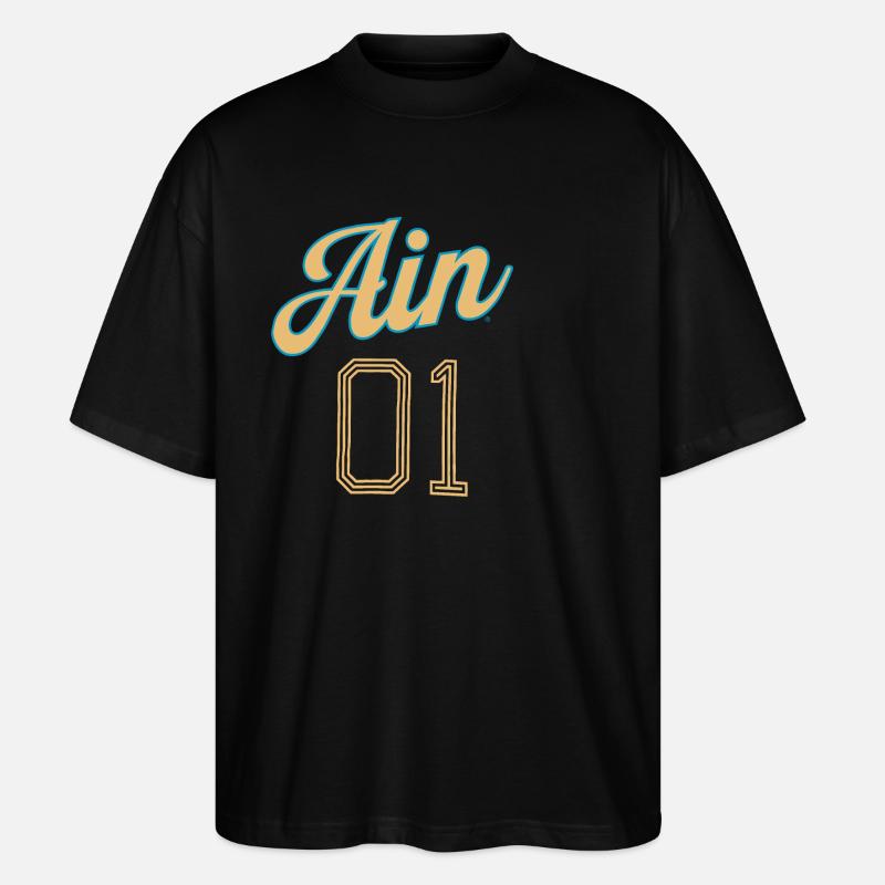 Ain 01 - T-shirt bio Blaster 2.0 coupe oversize Stanley/Stella Unisexe - noir
