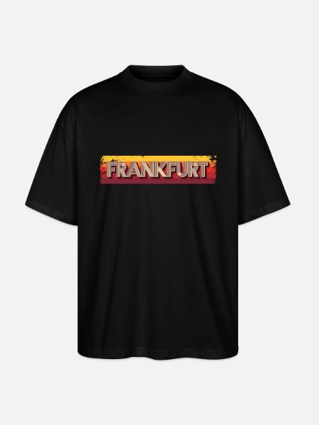 Francfort Francfort - T-shirt bio Blaster 2.0 coupe oversize Stanley/Stella Unisexe - noir