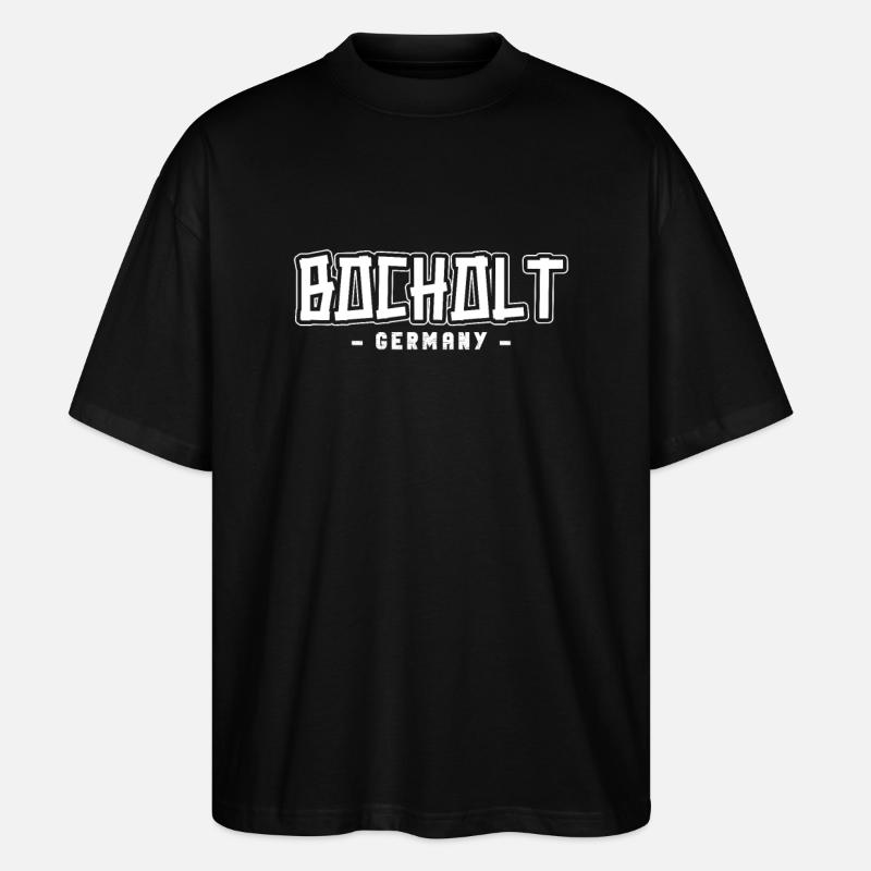 Bocholterin Bocholter Bocholt - Stanley/Stella Oversized Unisex Organic T-shirt Blaster 2.0 - black