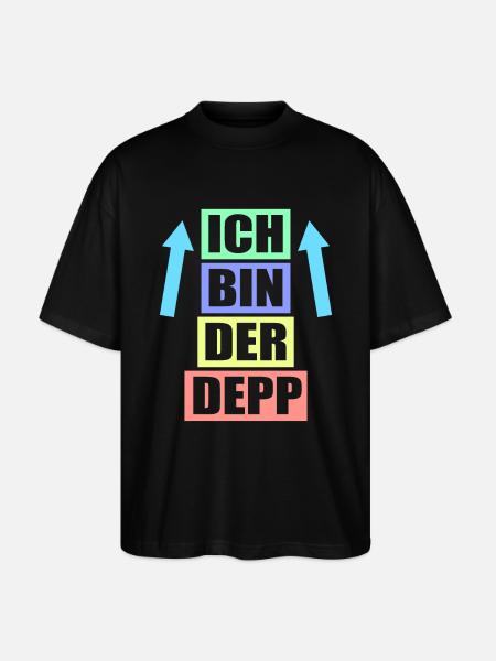 Junggesellenabschied Poltern Polterabend JGA - Stanley/Stella Oversized Unisex Bio T-Shirt Blaster 2.0 - Schwarz