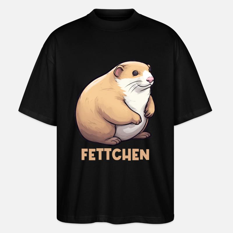 Fettchen Frettchen - Stanley/Stella Oversized Unisex Bio T-Shirt Blaster 2.0 - Schwarz