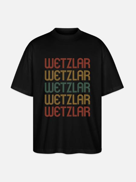 Wetzlarerin Wetzlarer Wetzlar - Stanley/Stella Oversized Unisex Organic T-shirt Blaster 2.0 - black