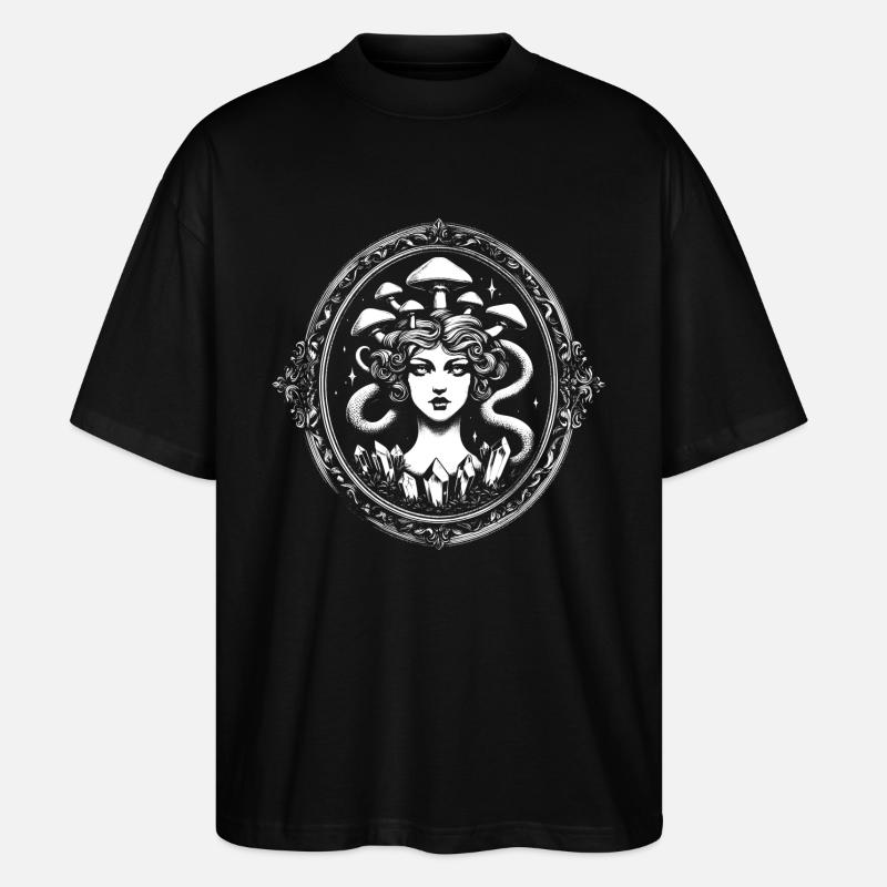 Witch Champi - T-shirt bio Blaster 2.0 coupe oversize Stanley/Stella Unisexe - noir