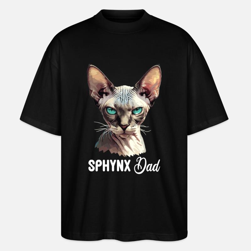 Sphynx Kitten Sphynx Cat - Stanley/Stella Oversized Unisex Organic T-shirt Blaster 2.0 - black