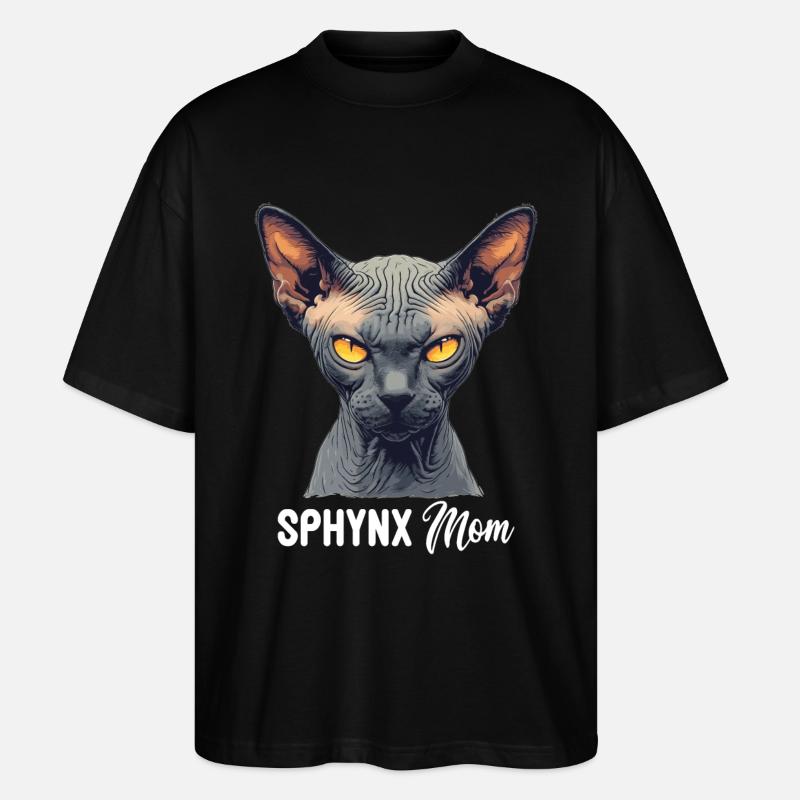 Sphynx Kitten Sphynx Cat - Stanley/Stella Oversized Unisex Organic T-shirt Blaster 2.0 - black