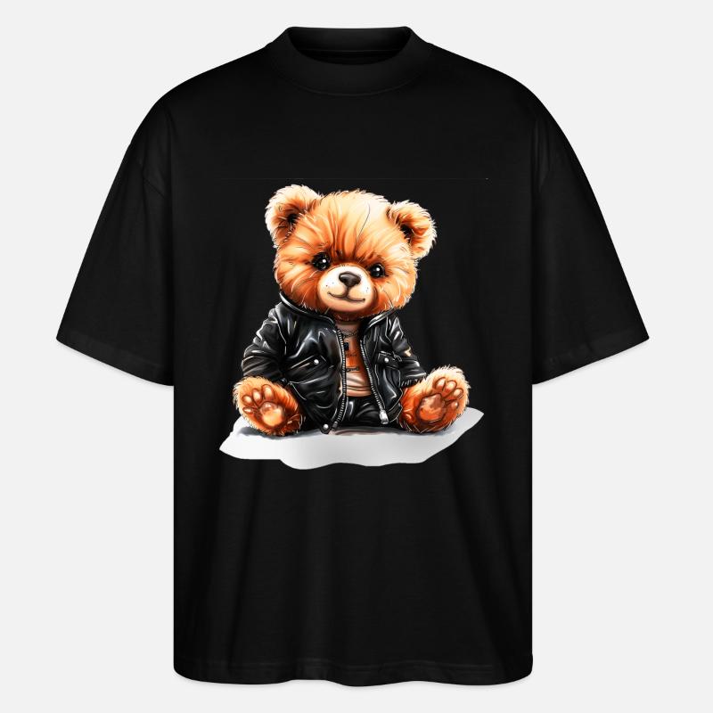 Die Bären sind los! - Stanley/Stella Oversized Unisex Bio T-Shirt Blaster 2.0 - Schwarz