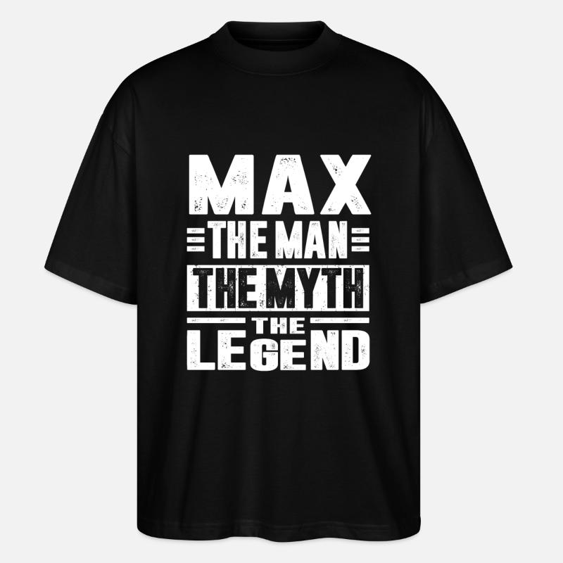 Max - Stanley/Stella Oversized Unisex Organic T-shirt Blaster 2.0 - black