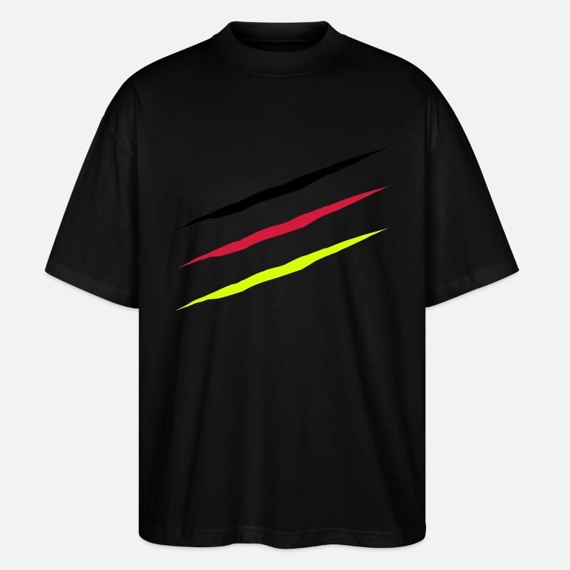 Kratzer - Stanley/Stella Oversized Unisex Bio T-Shirt Blaster 2.0 - Schwarz