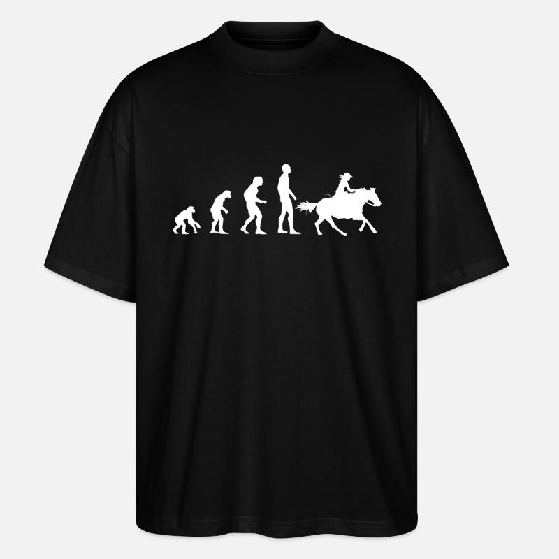 Evolution Western - Stanley/Stella Oversized Unisex Bio T-Shirt Blaster 2.0 - Schwarz