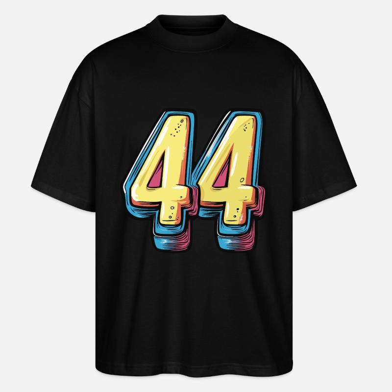 Bande dessinée à 44 numéros - T-shirt bio Blaster 2.0 coupe oversize Stanley/Stella Unisexe - noir