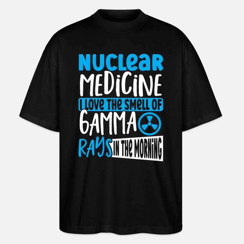 Médecine nucléaire J’aime l’odeur de - T-shirt bio Blaster 2.0 coupe oversize Stanley/Stella Unisexe - noir