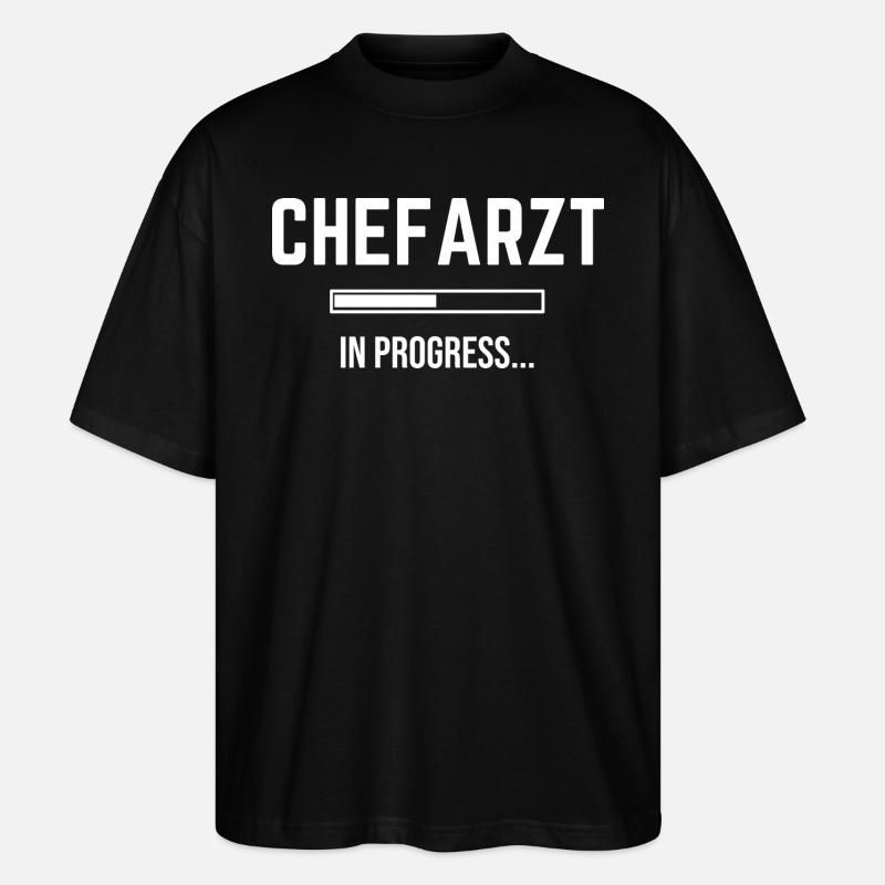 Médecin-chef en devenir - T-shirt bio Blaster 2.0 coupe oversize Stanley/Stella Unisexe - noir