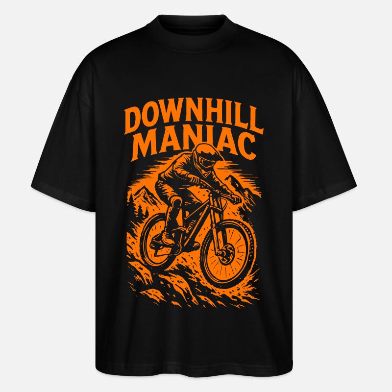 Downhill Maniac - Stanley/Stella Oversized Unisex Bio T-Shirt Blaster 2.0 - Schwarz