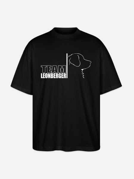 TEAM Leonberger Dog Dog Wilsigns - Stanley/Stella Oversized Unisex Organic T-shirt Blaster 2.0 - black