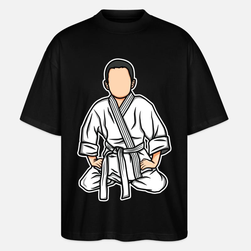 Lustiges Judo Kind - Stanley/Stella Oversized Unisex Bio T-Shirt Blaster 2.0 - Schwarz