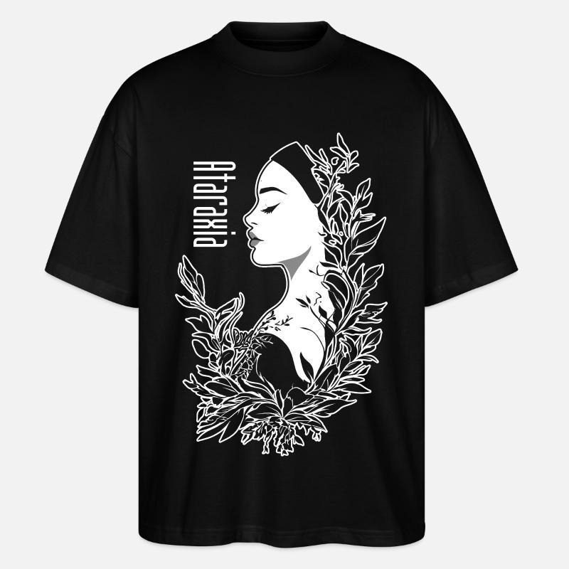 Ataraxia Weiß - Stanley/Stella Oversized Unisex Bio T-Shirt Blaster 2.0 - Schwarz