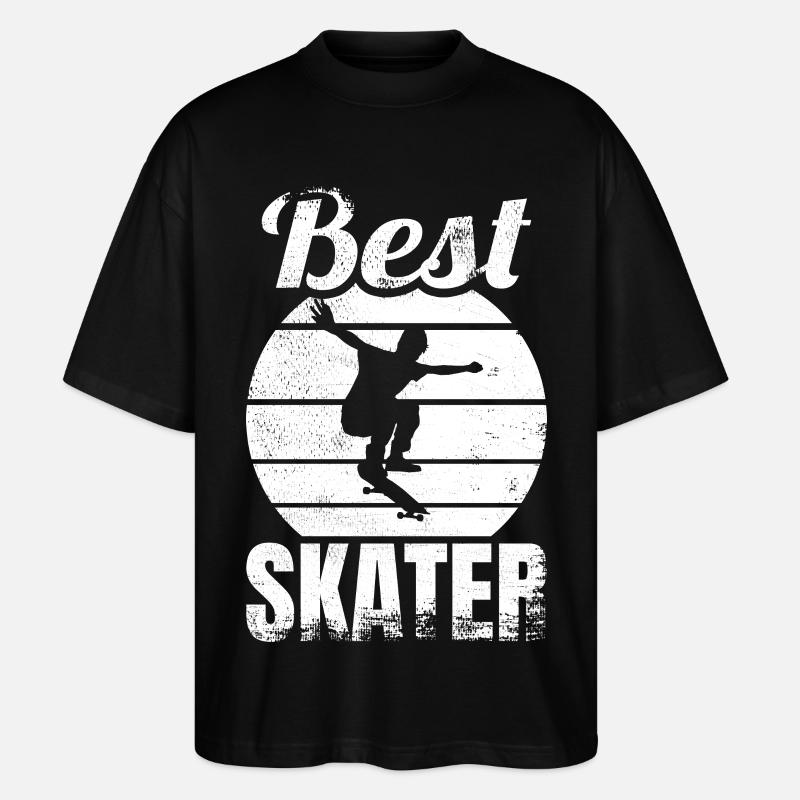 Bester Skater - Stanley/Stella Oversized Unisex Bio T-Shirt Blaster 2.0 - Schwarz
