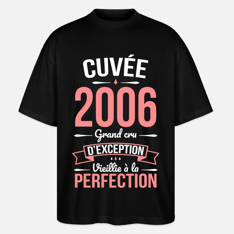 2006 – Perfekt gereift - Stanley/Stella Oversized Unisex Bio T-Shirt Blaster 2.0 - Schwarz